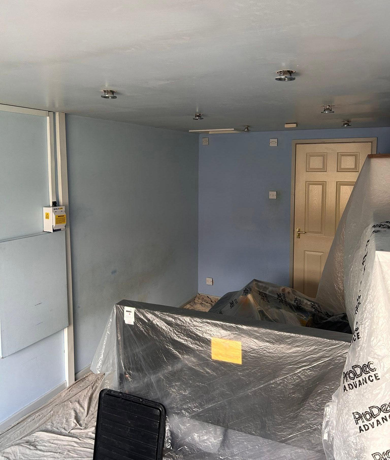 Before interior wall painting transformation in client home