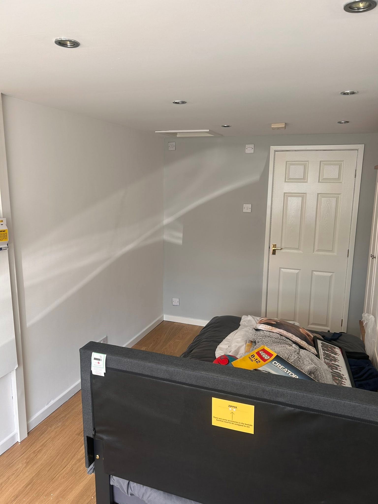 After interior wall painting transformation in client home